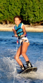 Wakeboarding in the Islands